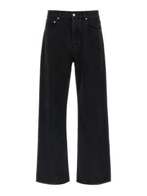 JACQUEMUS: Jeans Rectos - Vaqueros Rectos - Negro