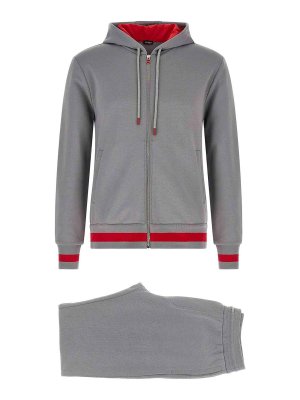 KITON: pantaloni sport - Tuta in cotone