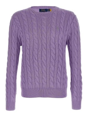 POLO RALPH LAUREN: crew necks - Cotton Braided Sweater