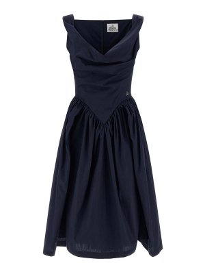 VIVIENNE WESTWOOD: ニーレングスドレス - 膝丈ドレス - ブルー