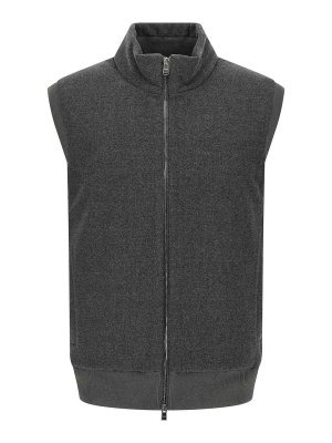 Hugo Boss: Gilets tricot - Gilet - Gris