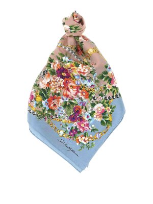 DOLCE & GABBANA: sciarpe e foulard - Sciarpa Mazzolini Di Fiori