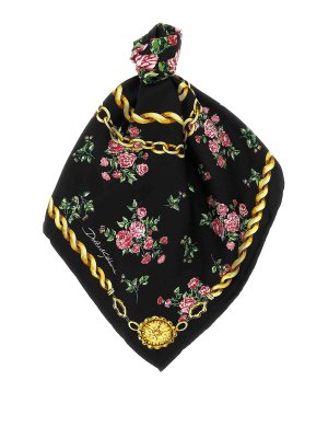 DOLCE & GABBANA: Bufandas y pañuelos - Bufanda - Negro
