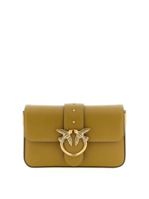 Pinko: shoulder bags - Mini Love Slouchy Shoulder Bag