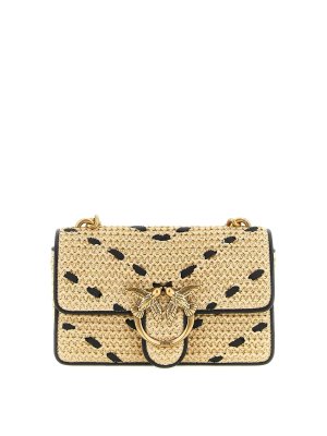 Pinko: cross body bags - Mini Love One Light Crossbody Bag