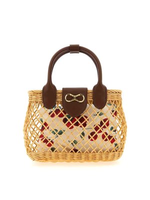 TWINSET: Clutch - Pochette - Beige