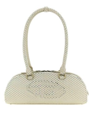 DIESEL: Bolsos de hombro - Bolsa De Hombro - Beis