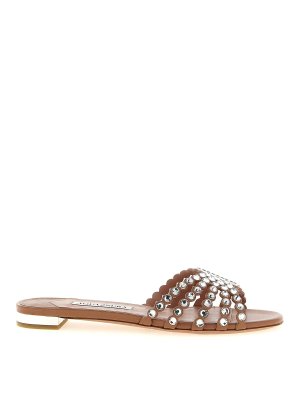 Aquazzura: Chanclas de playa - Chanclas - Color Carne Y Neutral