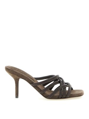 BRUNELLO CUCINELLI: sandals - Leather Sandals