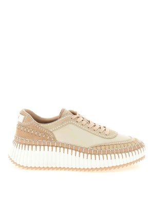 CHLOE': Chaussures de sport - Baskets - Beige
