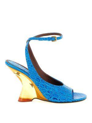 DRIES VAN NOTEN: サンダル - サンダル - ライトブルー