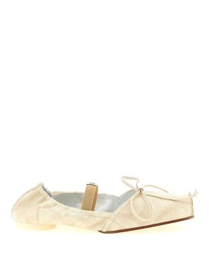 MM6 MAISON MARGIELA: flat shoes - Square Toe Ballet Flats