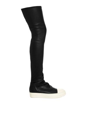 RICK OWENS: Stiefel - Stiefel - Weiß