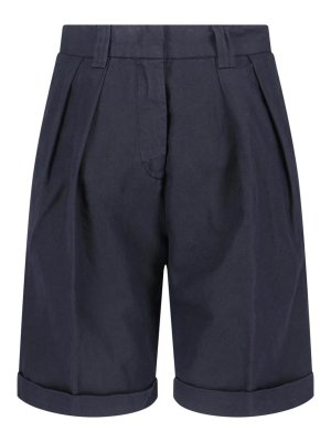 ASPESI: Shorts - Short - Bleu
