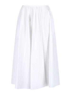 ASPESI: ニーレングススカート＆ミディ丈 - 膝丈/ミディスカート - 白