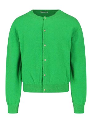 AURALEE: cardigans - Cashmere Blend Cardigan