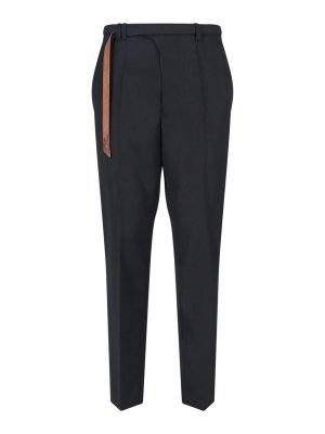 DIESEL: カジュアルトラウザー - カジュアルパンツ - 黒