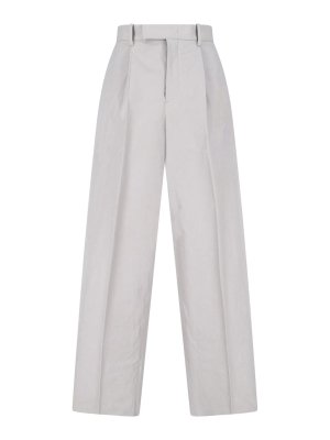 JIL SANDER: カジュアルトラウザー - カジュアルパンツ - グレー