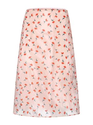 JIL SANDER: Jupes midi et au genou - Jupe Midi - Couleur Chair