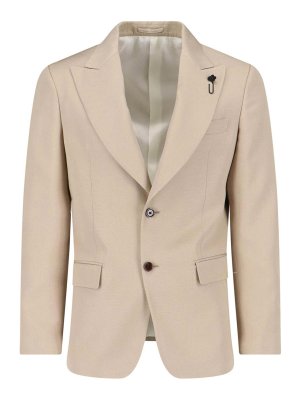 LARDINI: blazers - Single-breasted Blazer