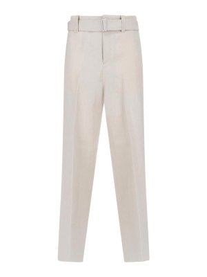 LARDINI: カジュアルトラウザー - カジュアルパンツ - 白