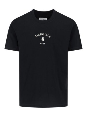 MM6 MAISON MARGIELA: t-shirt - T-Shirt Logo