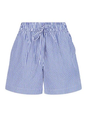 P.A.R.O.S.H.: Trousers Shorts - Striped Shorts