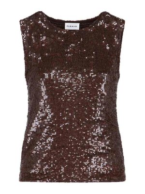 P.A.R.O.S.H.: Tops & Tank tops - Top With Sequins