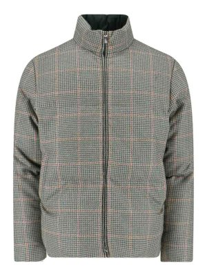 THOM BROWNE: padded jackets - Reversible down jacket