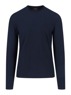 ZANONE: T-shirts - T-Shirt - Bleu