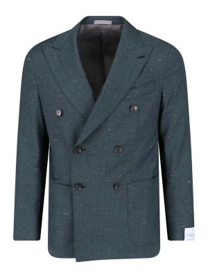 CARUSO: blazers - Double-breasted blazer