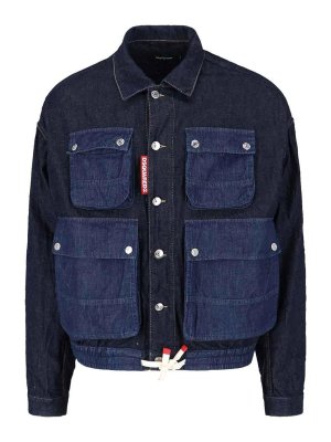 DSQUARED2: Chaquetas denim - Chaqueta Vaquera - Azul