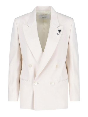 LARDINI: Vestes de costume - Blazer - Blanc