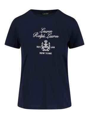 LAUREN RALPH LAUREN: T-shirts - T-Shirt - Blau