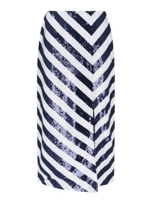 LAUREN RALPH LAUREN: Knee length skirts & Midi - Midi Skirt With Sequins