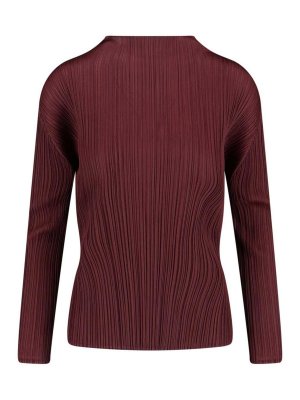 PLEATS PLEASE ISSEY MIYAKE: Tops und Tank Tops - Top - Rot