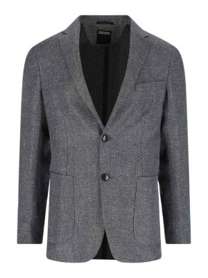 ZEGNA: Blazer - Blazer - Grau