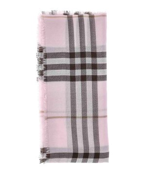 BURBERRY: Bufandas y pañuelos - Bufanda - Color Carne Y Neutral