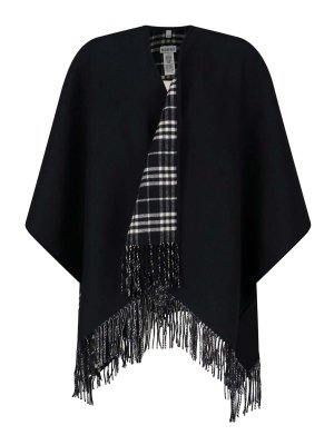 BURBERRY: cappotti al ginocchio - Mantella Reversibile