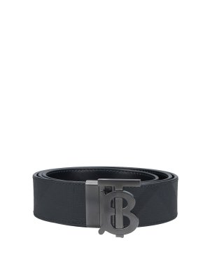 BURBERRY: belts - Reversible belt