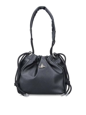 VIVIENNE WESTWOOD: バケットバッグ - バケットバッグ - 黒