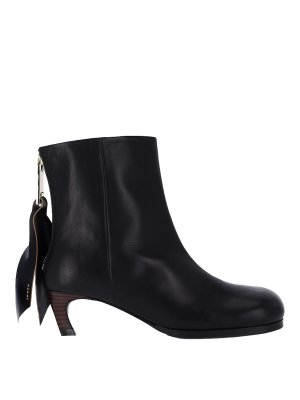 Sacai: Bottines - Bottines - Noir