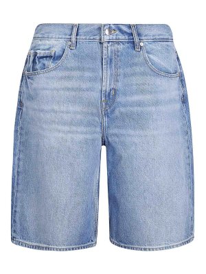 7 FOR ALL MANKIND: Trousers Shorts - Wide Leg Shorts