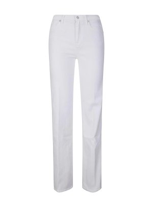 7 FOR ALL MANKIND: ストレートジーンズ - ストレートジーンズ - ブルー