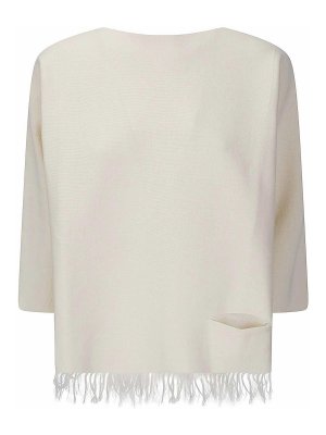 ARCHIVIOB: Col bateau - Pull Col Bateau - Blanc