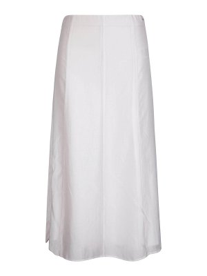 CALVIN KLEIN: Knielange und Midi Röcke - Midirock - Weißgold