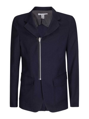 COMME DES GARCONS SHIRT: カジュアルジャケット - カジュアルジャケット - ダークブルー