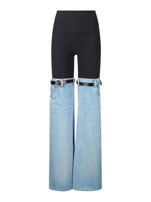 COPERNI: pantaloni casual - Pantaloni in denim ibrido