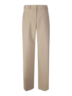 Courreges: casual trousers - Heritage Pleated Trousers