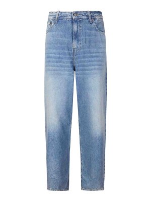 HAIKURE: Pantalons casual - Pantalons Décontractés - Bleu